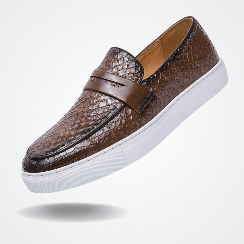 Leather Moccasin Slip On for Men Toulon Verno - Vallum