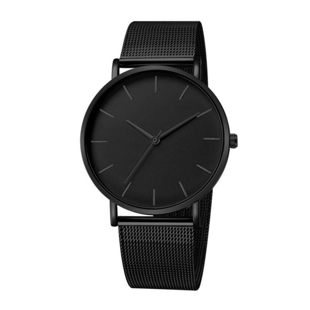Noir Edge Mesh Watch - Vallum