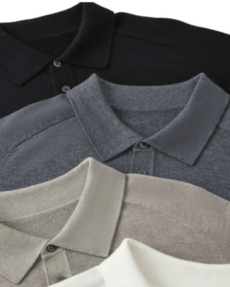 100% Premium Wool Polo - Vallum