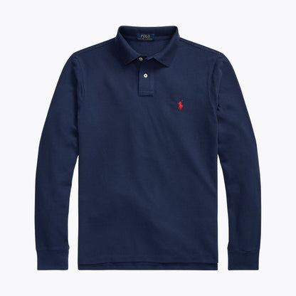 [Buy 1 Get 1 Free] RL Mesh Long-Sleeve Polo Shirt