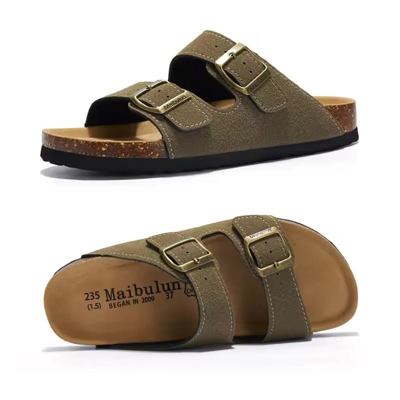 Birken California Suede Sandals for Men - Vallum