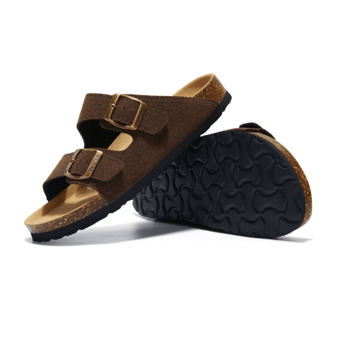 Birken California Suede Sandals for Men - Vallum