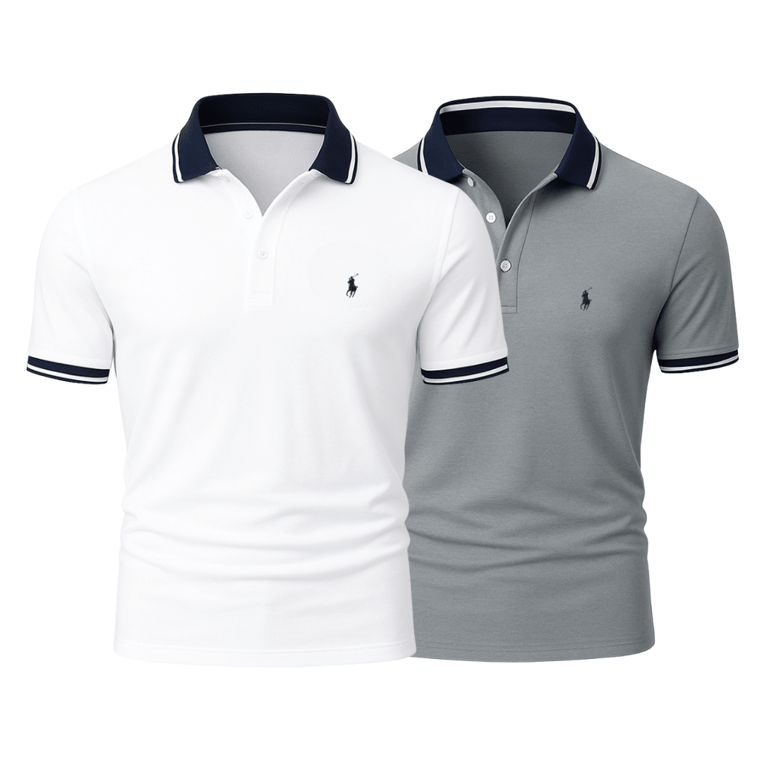 (BUY 1, GET 2) - Premiere Polo Shirt Kit – Professional Line by R&L (2 - Pack) - Vallum