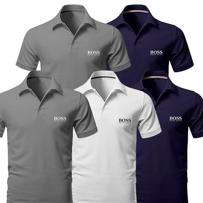 [BUY 3, GET 5] Kit 5 Polo Boss Essential - Vallum