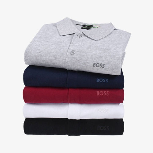 [BUY 3, GET 5] Kit 5 Polo Boss Essential - Vallum