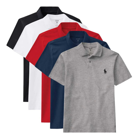 [BUY 3 GET 5] Kit 5 Polo R&L Essential - Pure - Vallum