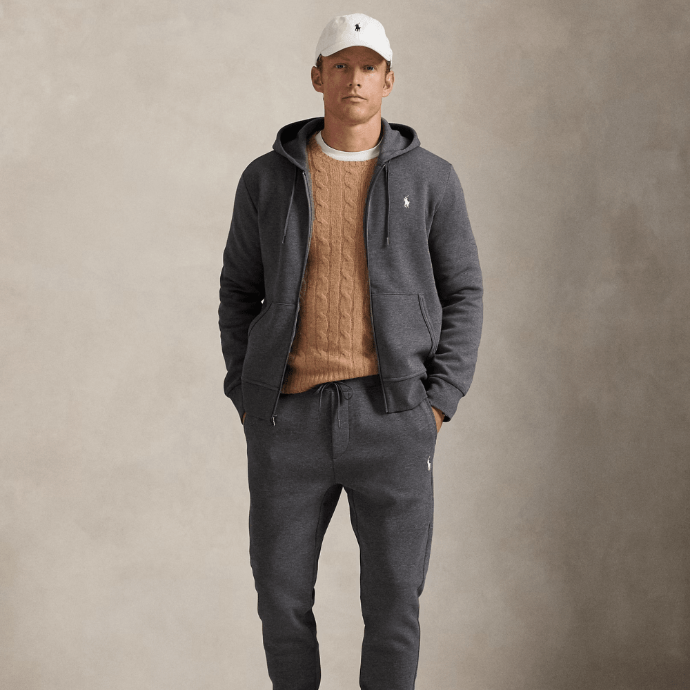 Double - Knit Full - Zip Hoodie - Vallum
