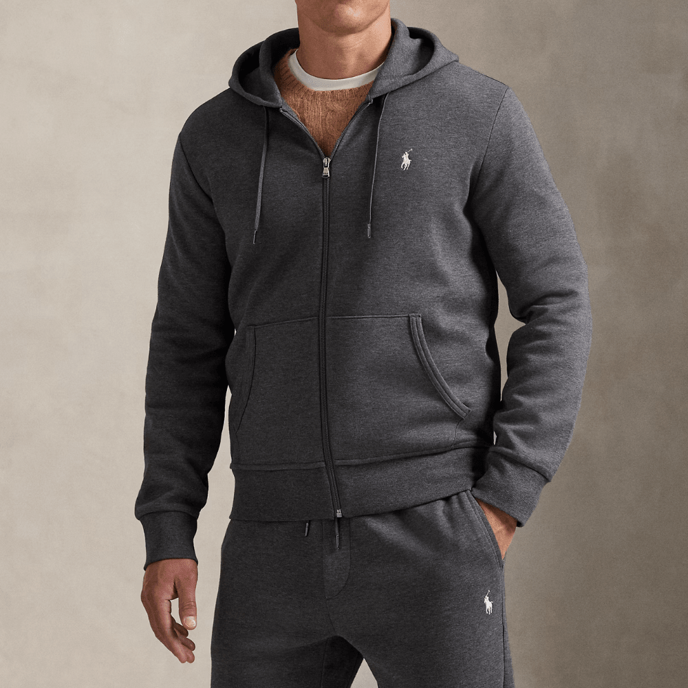 Double - Knit Full - Zip Hoodie - Vallum