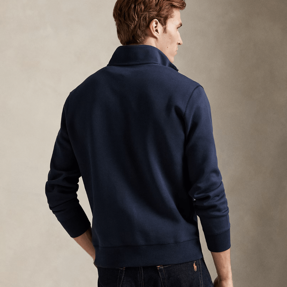 Double - Knit Quarter - Zip Pullover - Vallum