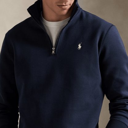 Double - Knit Quarter - Zip Pullover - Vallum