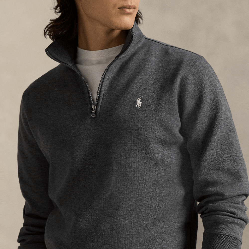 Double - Knit Quarter - Zip Pullover - Vallum