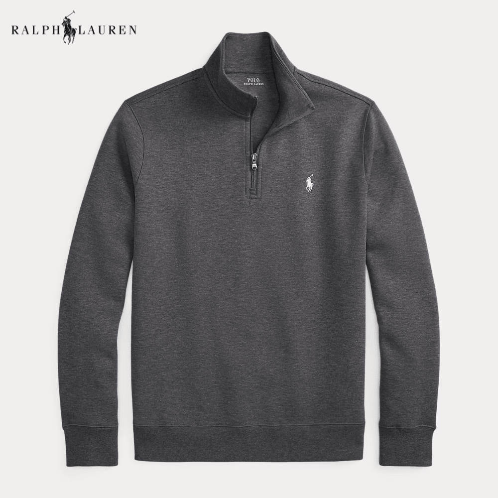 Double - Knit Quarter - Zip Pullover - Vallum