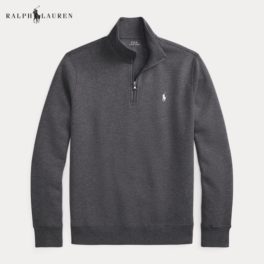 Double - Knit Quarter - Zip Pullover - Vallum