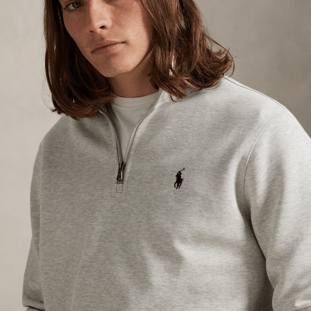 Double - Knit Quarter - Zip Pullover - Vallum
