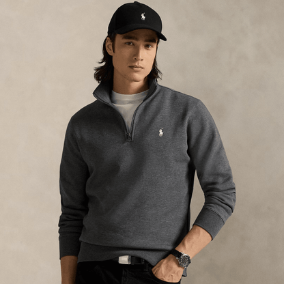Double - Knit Quarter - Zip Pullover - Vallum