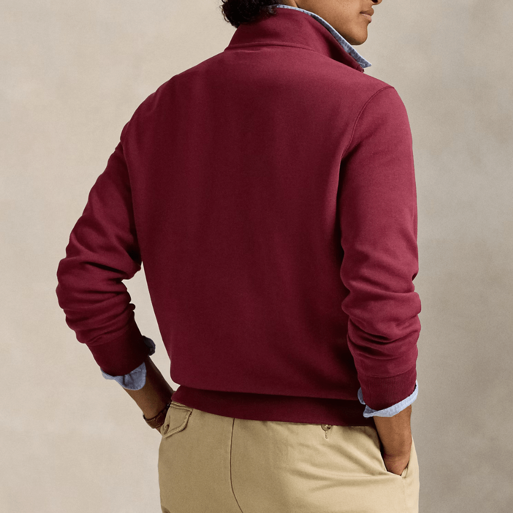 Double - Knit Quarter - Zip Pullover - Vallum