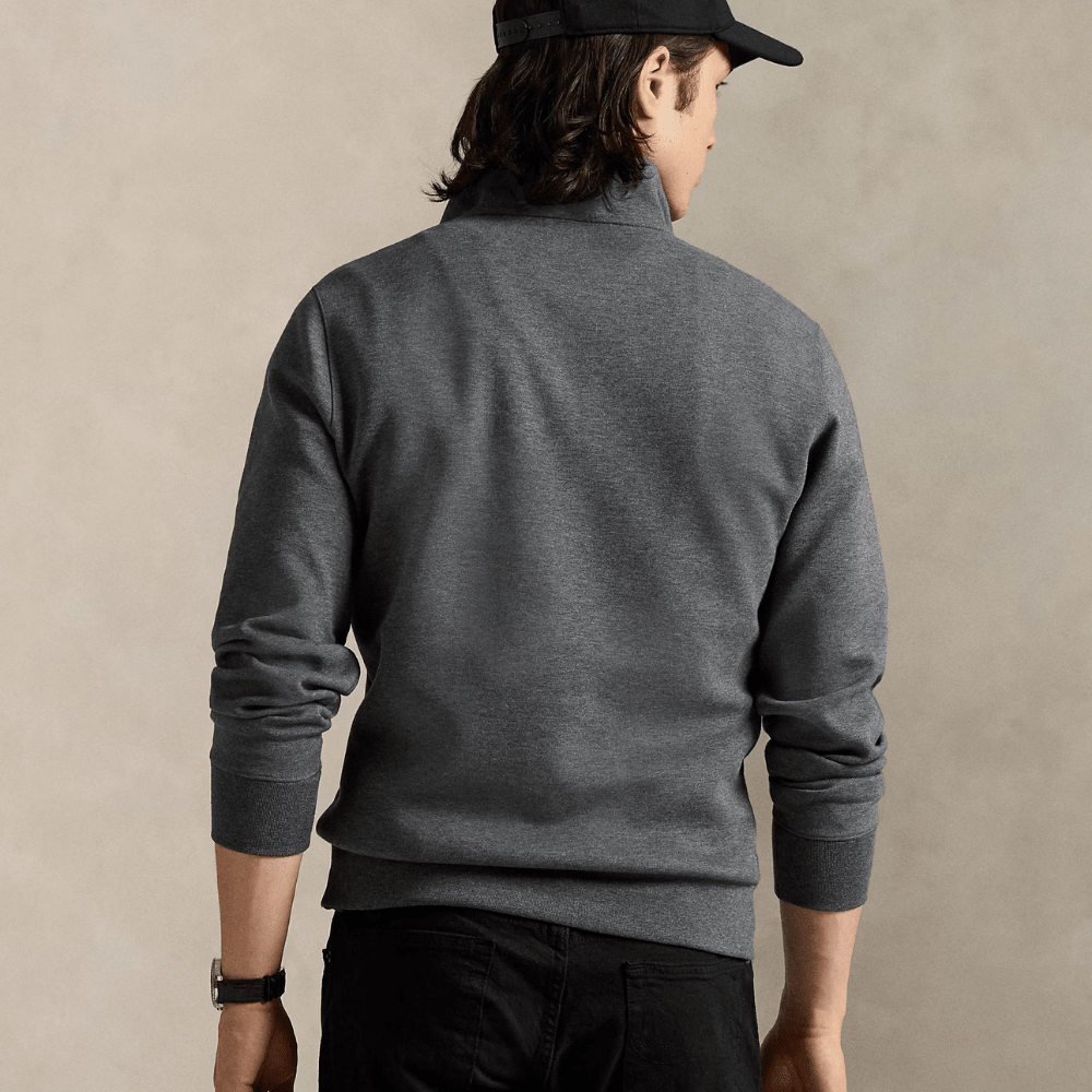 Double - Knit Quarter - Zip Pullover - Vallum