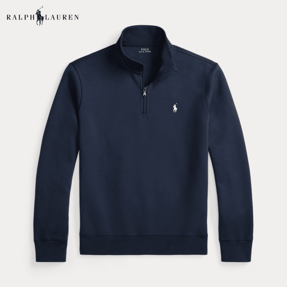 Double - Knit Quarter - Zip Pullover - Vallum