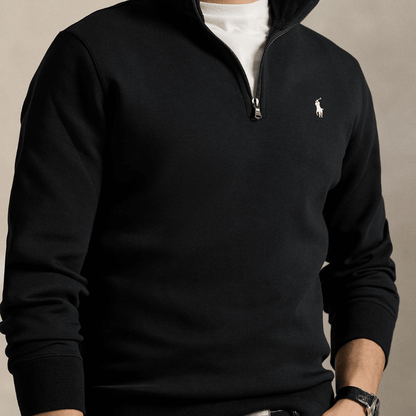 Double - Knit Quarter - Zip Pullover - Vallum