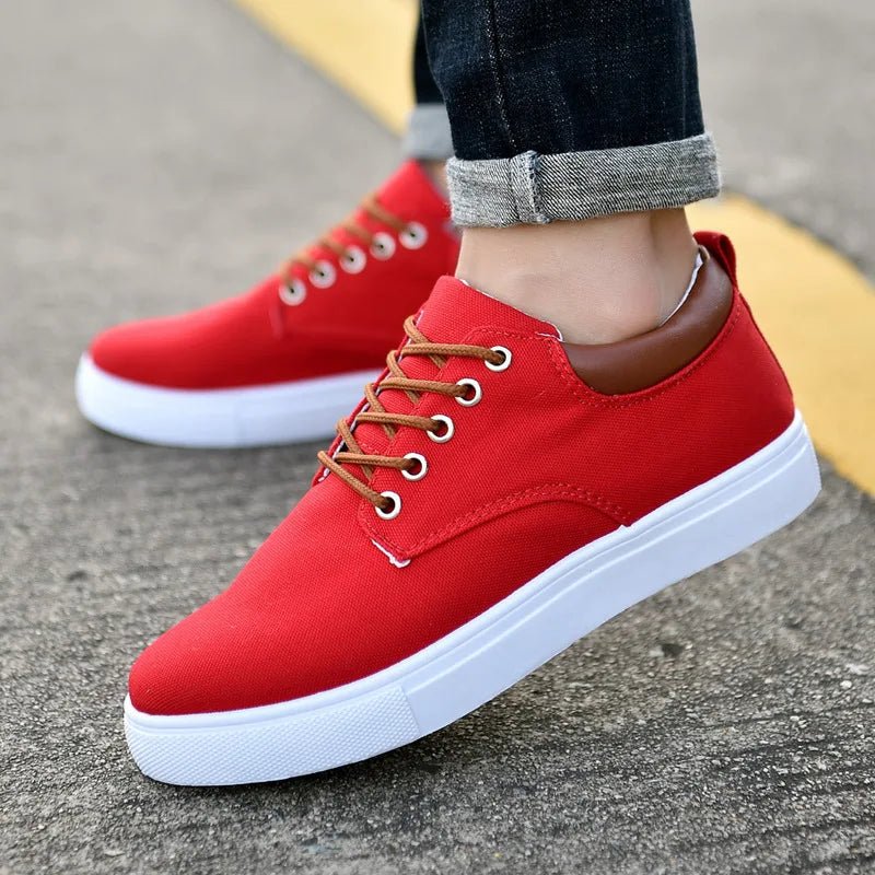 Fashionable Casual Sneakers Made of Canvas - Vallum