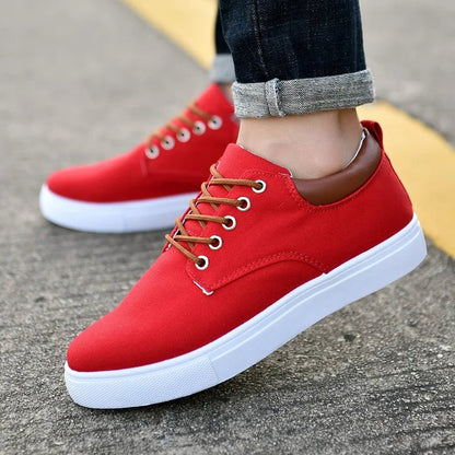 Fashionable Casual Sneakers Made of Canvas - Vallum