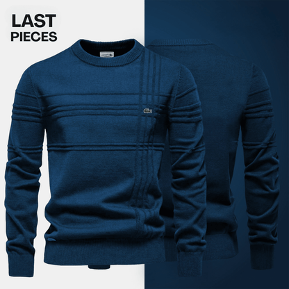 LC Textured Crew Neck Sweater + FREE GIFT - Vallum