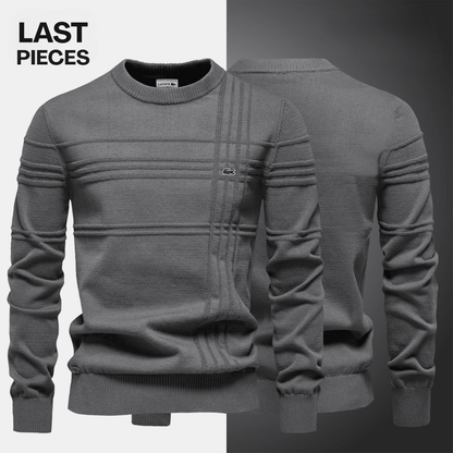 LC Textured Crew Neck Sweater + FREE GIFT - Vallum