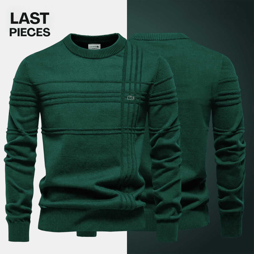 LC Textured Crew Neck Sweater + FREE GIFT - Vallum