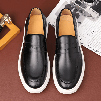 Leather Moccasin Slip - On for Men - Vallum