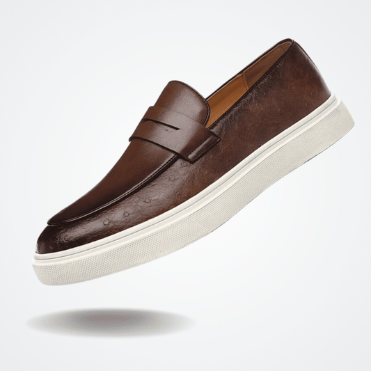 Leather Moccasin Slip - On for Men - Vallum