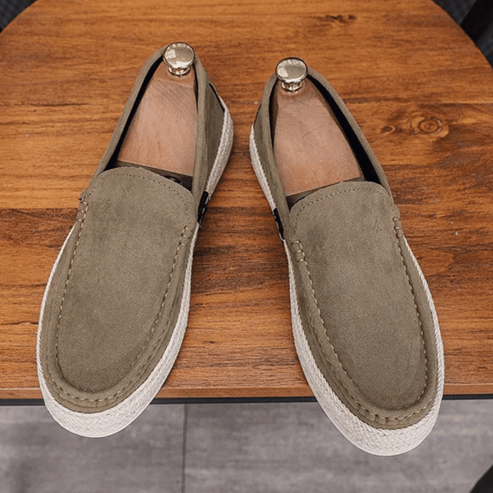 Leather Moccasins for Men Nantes - Vallum