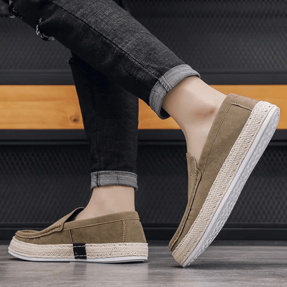 Leather Moccasins for Men Nantes - Vallum