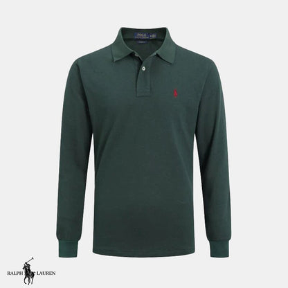 Long - sleeved polo shirt - Vallum
