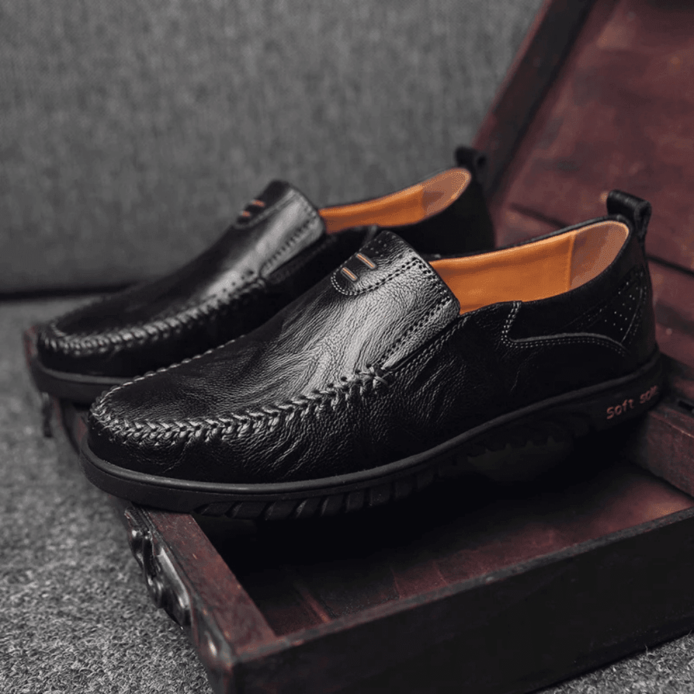 Men's Leather Moccasin Pisa Verno - Vallum