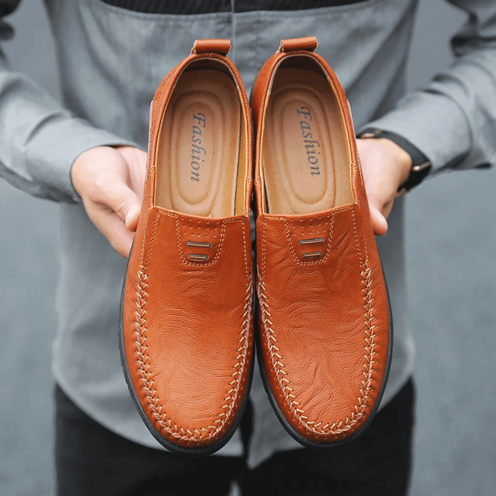 Men's Leather Moccasin Pisa Verno - Vallum