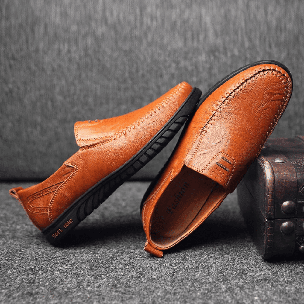 Men's Leather Moccasin Pisa Verno - Vallum