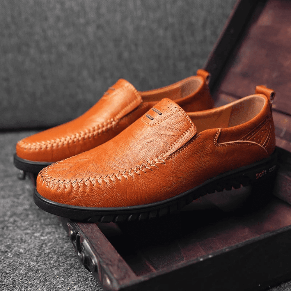 Men's Leather Moccasin Pisa Verno - Vallum