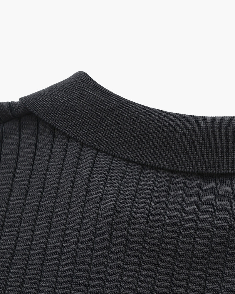 Premium Ribbed Polo - Vallum