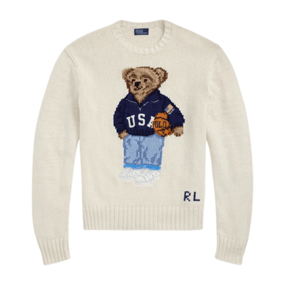 Ralph Lauren Bear Jumper Unisex - Vallum