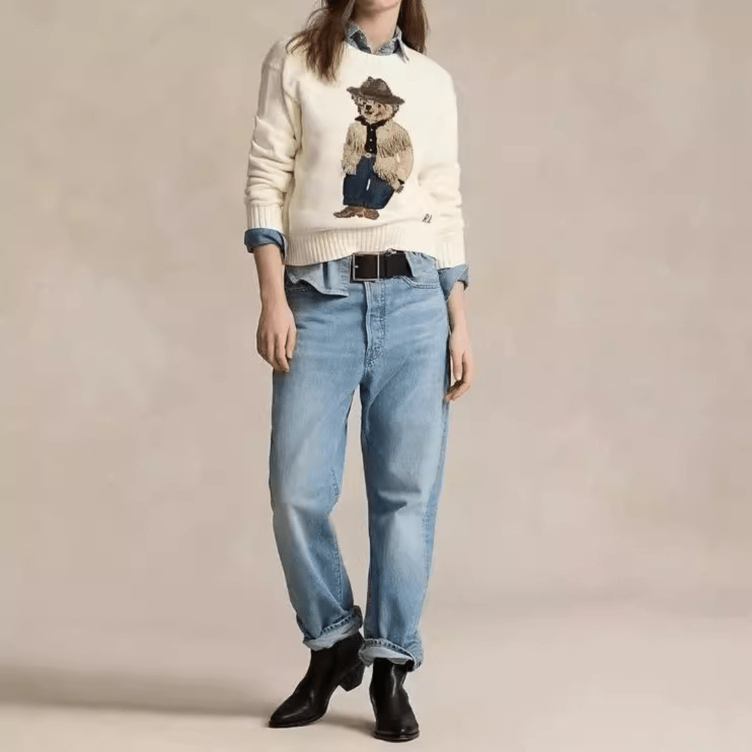 Ralph Lauren Bear Jumper Unisex - Vallum