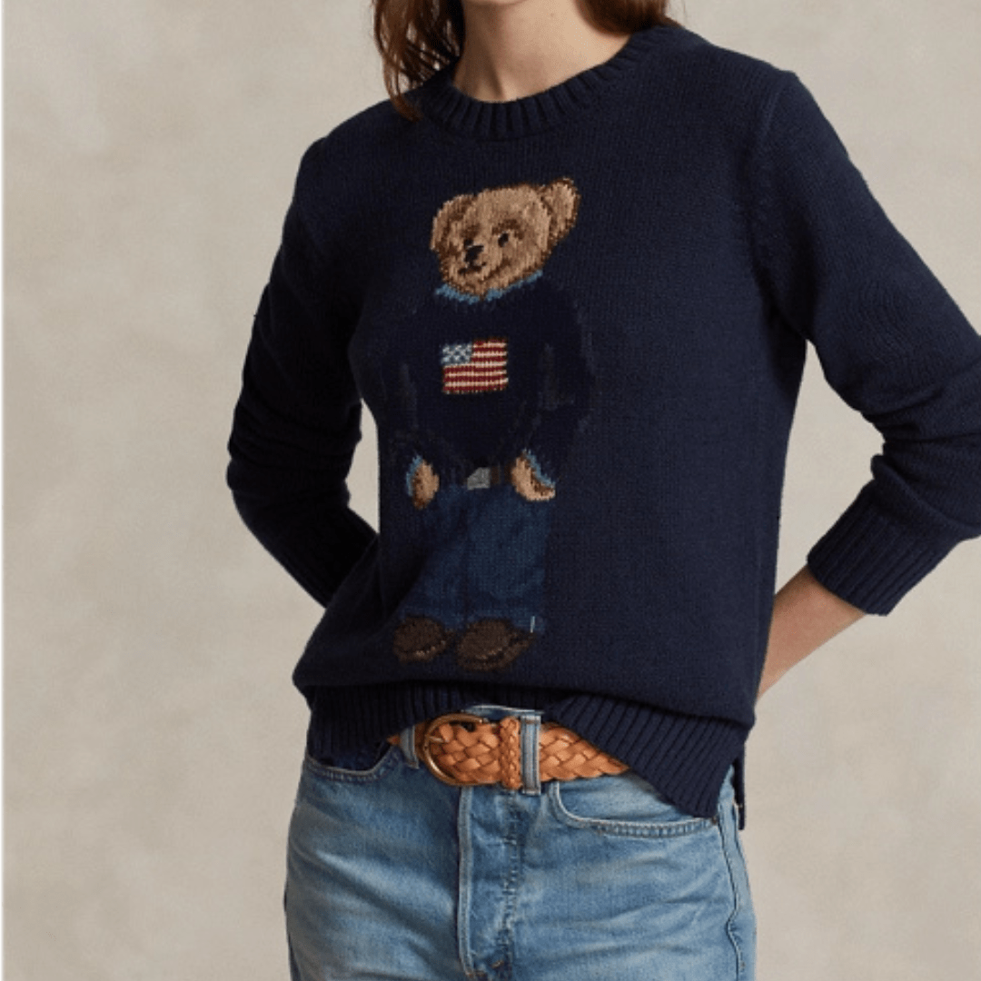 Ralph Lauren Bear Jumper Unisex - Vallum