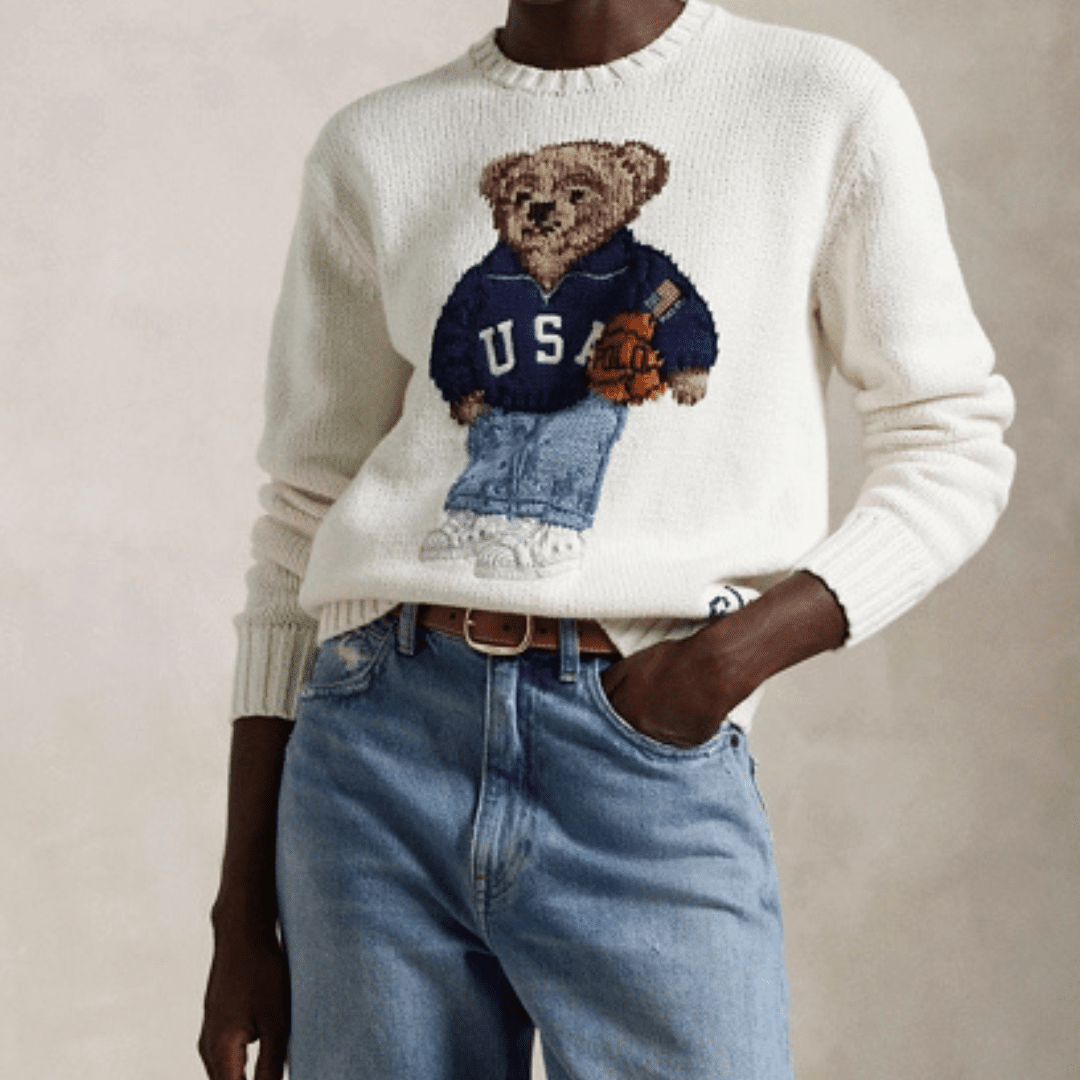 Ralph Lauren Bear Jumper Unisex - Vallum