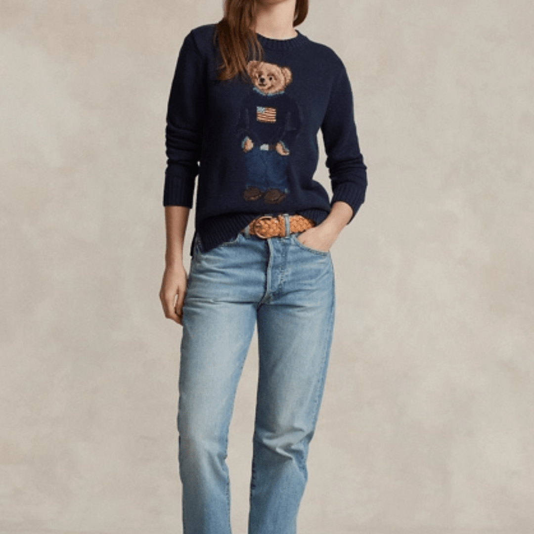 Ralph Lauren Bear Jumper Unisex - Vallum