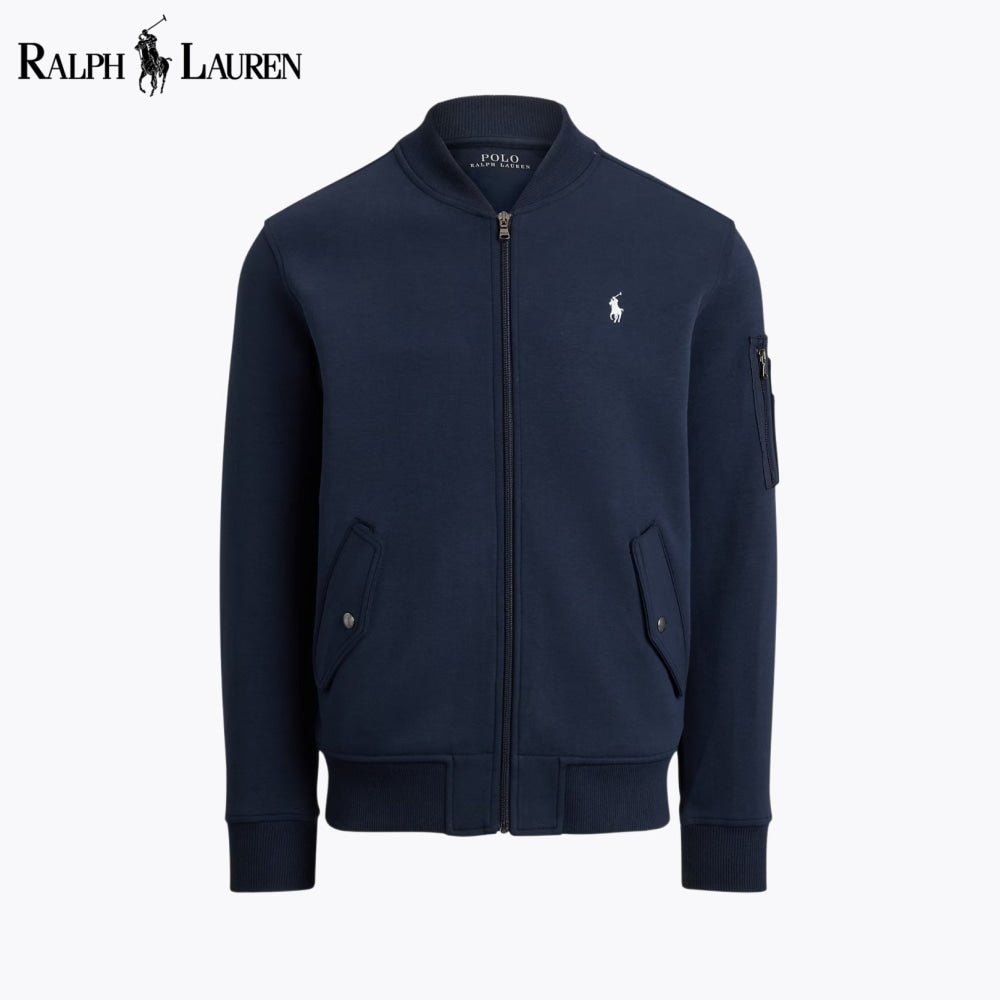 RL Double - Knit Bomber Jacket - Vallum