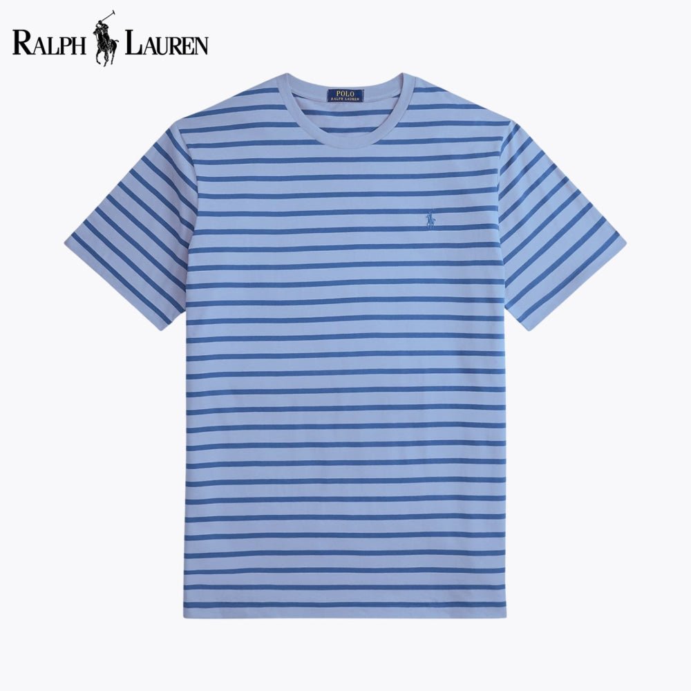 RL Striped Jersey Crewneck T-Shirt - Vallum