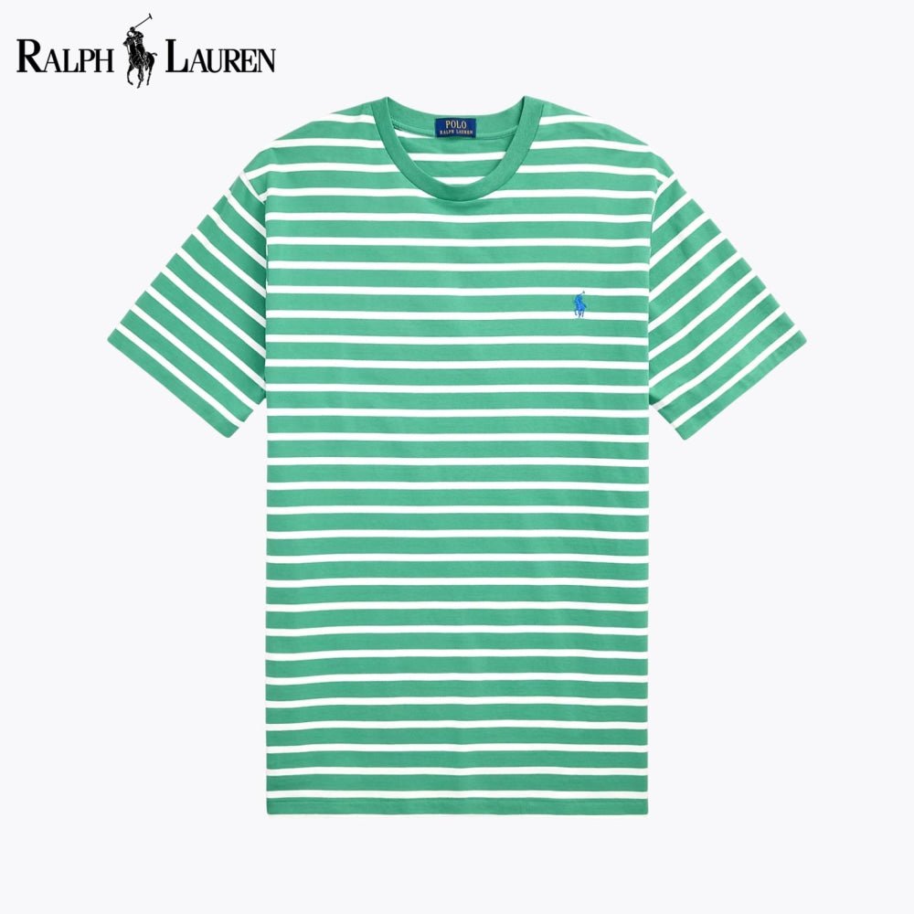 RL Striped Jersey Crewneck T-Shirt - Vallum