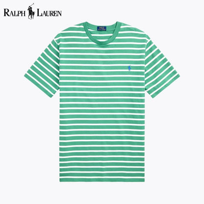 RL Striped Jersey Crewneck T-Shirt - Vallum