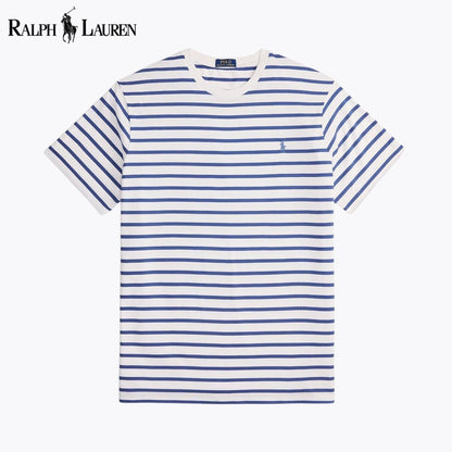 RL Striped Jersey Crewneck T-Shirt - Vallum