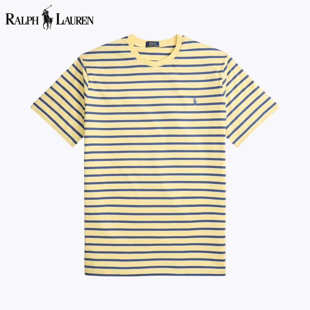 RL Striped Jersey Crewneck T-Shirt - Vallum