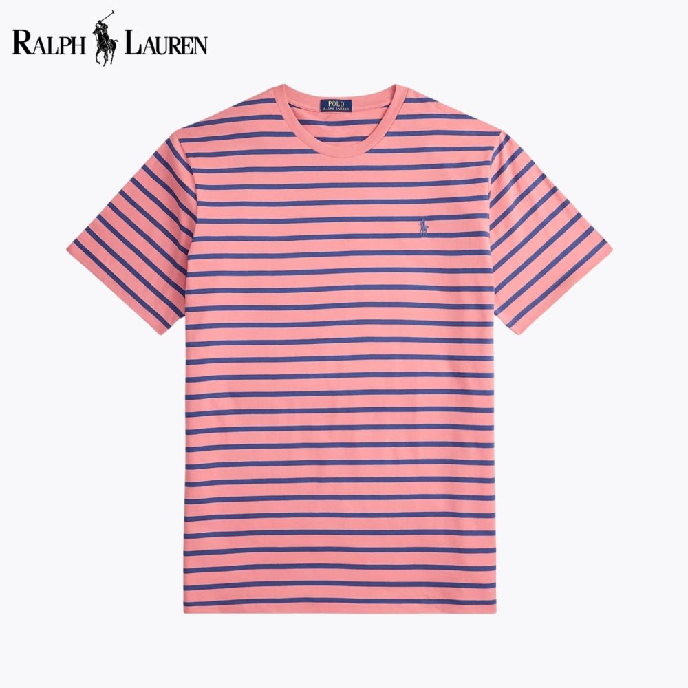 RL Striped Jersey Crewneck T-Shirt - Vallum
